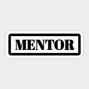 Mentor Sticker